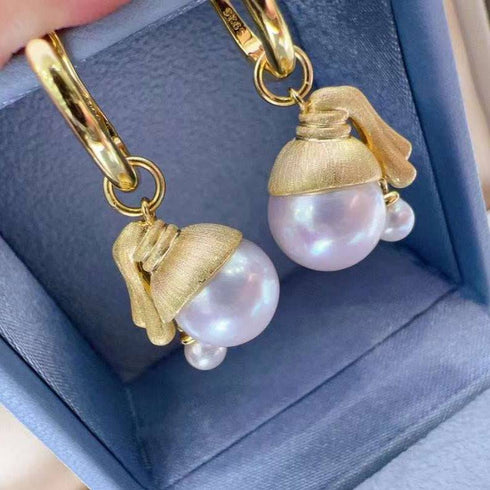 11-12mm Freshwater Pearl "Girl Pendant" Necklace - House Of Pearls